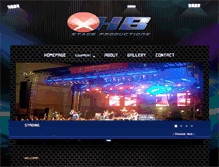 Tablet Screenshot of hbstageproductions.com